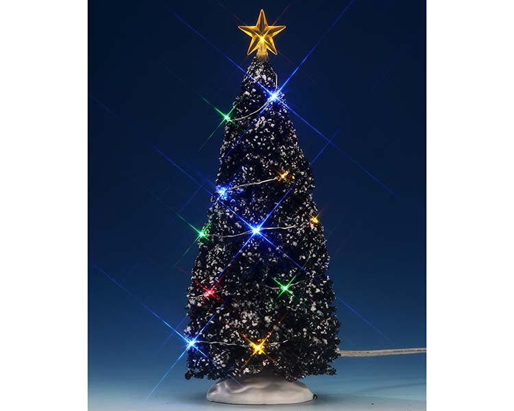 LEMAX Multi Light Evergreen Tree, Large, Battery Operated (4.5V) #74263